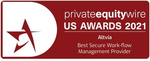 Altvia Wins Private Equity Wire's "Best Secure Workflow Management Provider"