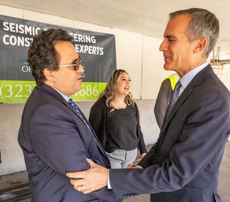 Mayor Garcetti and Optimum Seismic, Inc. Highlight Earthquake Retrofits for Making 7,000 Los Angeles Apartment Buildings Safer from Quakes