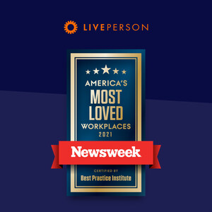 LivePerson named to Newsweek's list of the Most Loved Workplaces for 2021