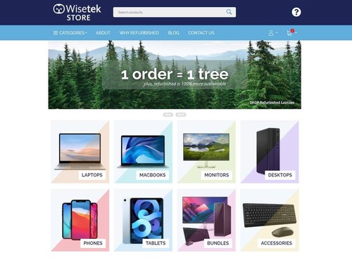 Wisetek’s new e-commerce business, Wisetek Store