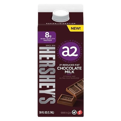 The a2 Milk Company & Hershey's Co-Branded Chocolate Milk