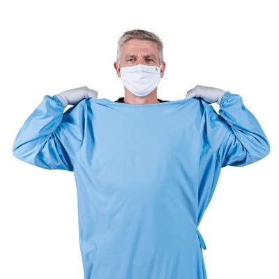 Accel Unite Reusable Isolation Gown keeps the wearer safer by eliminating the need to put contaminated sleeves near the face when removing the gown. Accel Unite Reusable Isolation Gown's design is patent pending in 153 countries. https://www.accelunite.com