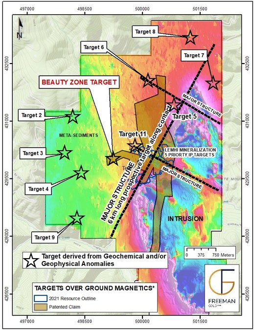 Freeman Gold Reports on the Beauty Zone - A High Grade Gold Target Adjacent to Lemhi Gold Resource - Vimarsana News