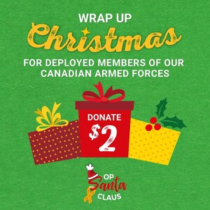 Giant Tiger Helps Wrap Up the Holidays for Deployed Members of the Canadian Armed Forces with Operation Santa Claus