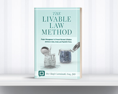 The Livable Law Method is centered around ten principles, including People Are Not Widgets and Burnout is Forever, and operates around a three-pillar framework: Management of Tasks, Management of Time, and Management of Things.