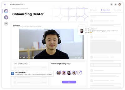 Filo's customizable campus for live onboarding events