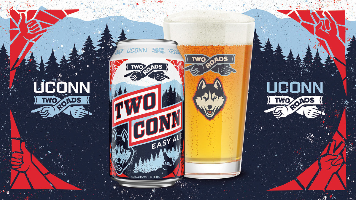 UConn Huskies & Two Roads Brewing Co., Partner to Launch TwoConn Easy Ale - Vimarsana News