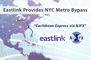 Eastlink Expands Network into NJFX Cable Landing Station Campus Providing NYC Bypass to the Caribbean and Canada