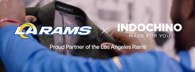 INDOCHINO will help the Rams design one-of-a-kind suits and engage Rams fans through custom content in its first partnership with an NFL team. (CNW Group/Indochino Apparel Inc.)