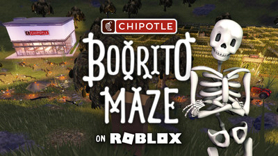 Roblox users who reach the center of the Chipotle Boorito Maze will gain access to free and exclusive Chipotle-themed virtual items for their Avatar.