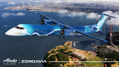 ZeroAvia is gaining altitude as the leader in zero-emission passenger aircraft as it announces a development collaboration with Alaska Air Group, the parent company of Alaska Airlines, for a hydrogen-electric powertrain capable of flying 76-seat regional aircraft in excess of 500 NM.