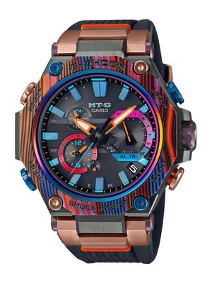 Casio va lancer la montre MT-G avec lunette en carbone multicouche et multicolore