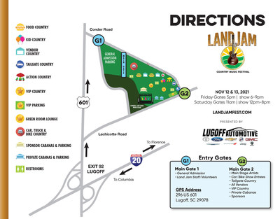Festival Map and Directions
