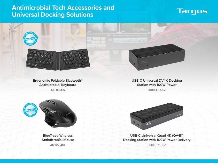 Targus® Showcases Innovative Lineup of Universal Docks and Antimicrobial Tech Accessories for Display Industry During InfoComm 2021 - Vimarsana News