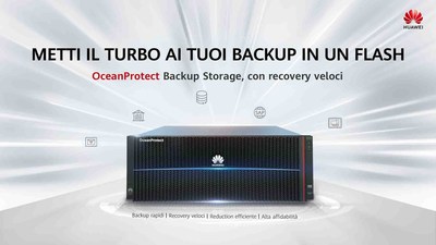 OceanProtect is built for faster backups to meet the needs of the Big Data era