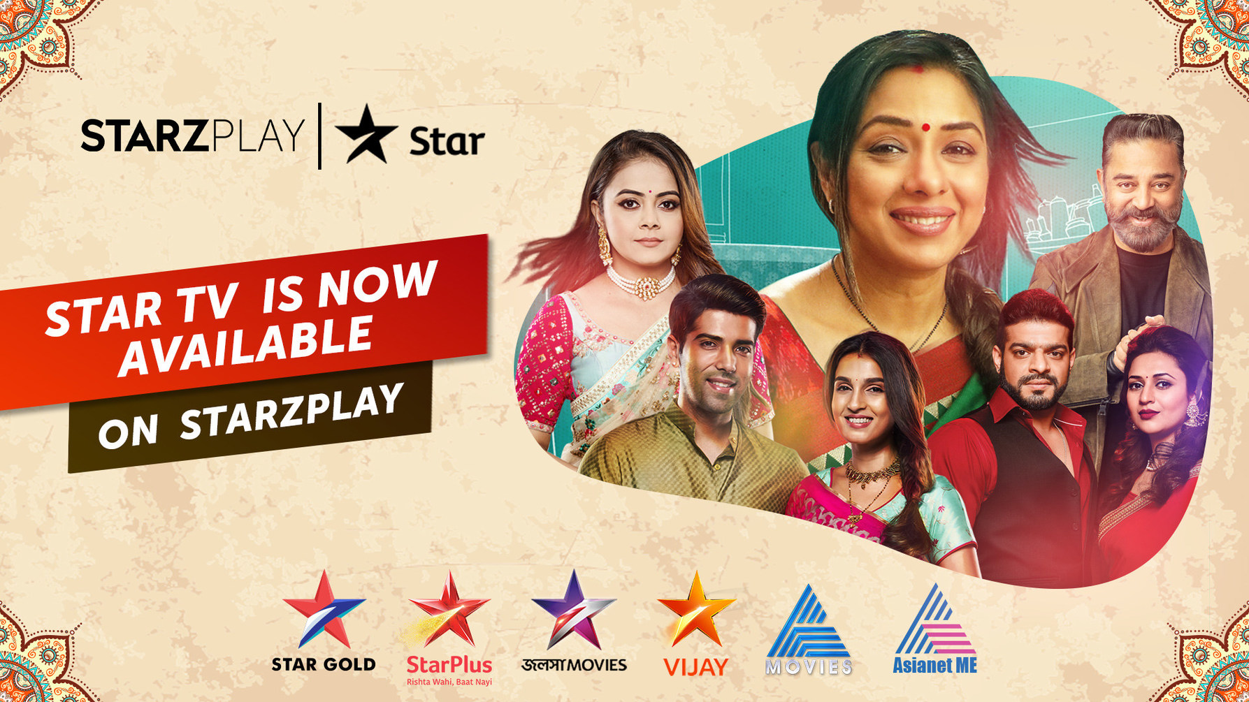 STARZPLAY debuts in the South Asian entertainment segment, inks deal with STAR TV network to feature six Indian entertainment channels