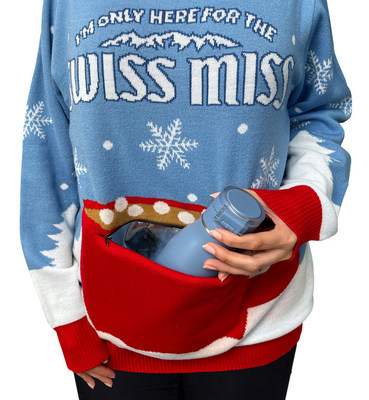 Fuse fashion and function with the limited-edition sweater release from Swiss Miss Hot Cocoa, a brand of Conagra Brands, Inc.
