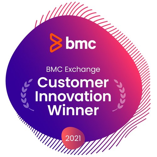 BMC Exchange 2021 Customer Innovation Award