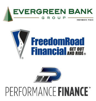 Evergreen Bank Group is an Illinois-chartered community bank headquartered in Oak Brook, Illinois. FreedomRoad Financial and Performance Finance are Evergreen Bank Group's national powersports lending divisions that lend to consumers of powersports dealers.