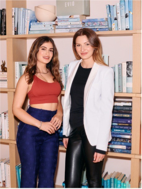 Batsheva Haart and Brandi Leifso, Founder of Evio Beauty