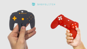 Gamer Parents Rejoice! BabyGlitch is The World's First Baby Brand Dedicated to Gamer Moms and Dads with Movable Joysticks, Pressable Buttons and Made With 100% BPA Free Silicone. Game On, Baby!