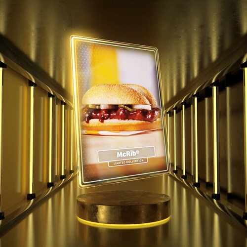 麦当劳美国为 McRib 成立 40 周年推出首个 NFT
