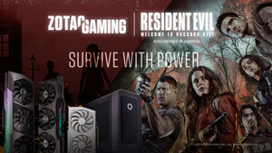 ZOTAC GAMING lancia "Survival with Power", la campagna globale di gioco su PC incentrata sull'hardware da gioco ispirato al film della Sony Pictures Resident Evil: Welcome to Raccoon City prossimamente al cinema