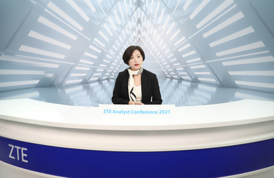 Ms. Chen Zhiping, Vice President of ZTE: A Digital Road to Carbon Neutrality (PRNewsfoto/ZTE Corporation)