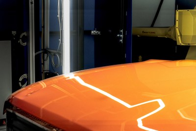 The 3M™ Finesse-it™ Robotic Paint Repair System can repair vehicles while they are moving on the line.