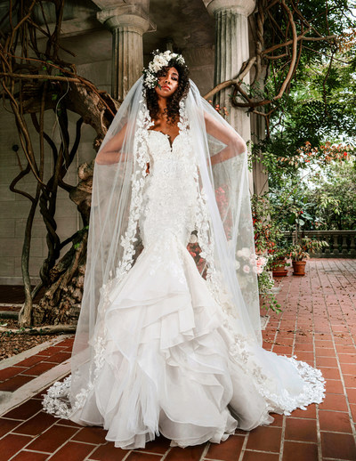 MODEL AOKI LEE SIMMONS STARS 
IN YUMI KATSURA FALL 2022  “TIME TO CELEBRATE”
BRIDAL COLLECTION