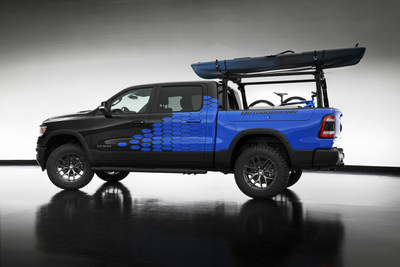 Mopar introduced seven new custom concepts to kick off this year's SEMA (Specialty Equipment Market Association) Show. The fleet of custom vehicles and hundreds of performance parts and accessories will be on display inside Mopar’s exhibit in the Las Vegas Convention Center, Nov. 2-5. The Ram 1500 Outdoorsman concept is a true dual-purpose pickup that carries all the equipment necessary for the job site and easily transforms into a perfect truck for enjoying any outdoor activity.