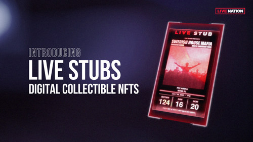 Live Nation Unveils Live Stubs™ Digital Collectible NFT Ticket Stubs, Minting First Set For The SWEDISH HOUSE MAFIA: PARADISE AGAIN TOUR