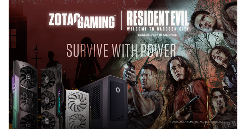 ZOTAC GAMING Launches Global Survive with Power PC Gaming Campaign  Featuring Themed Gaming Hardware from Sony Pictures' Upcoming Film Resident  Evil: Welcome to Raccoon City