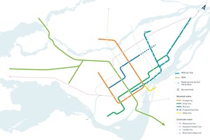 CDPQ Infra, una subsidiaria de Caisse de dépôt et placement du Québec, publica un aviso en el mercado para uno de los proyectos de transporte público más importante de Norteamérica