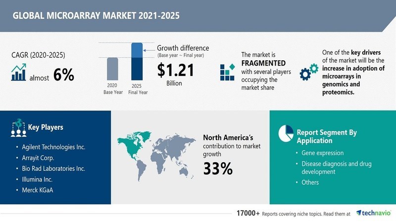 Microarray Market to Record USD 1.21 Bn Growth | Almost 6% CAGR Projection Through 2025 - Vimarsana News