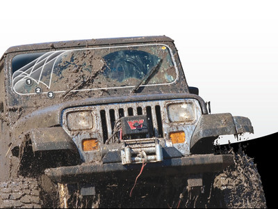 Racing Optics' Windshield Defense™ the best tear off system in the world is now available for Jeep. Multiple removable layers protects original glass and hard-earned trail badges; high optical performance.