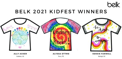 Belk 2021 KidFest Winners