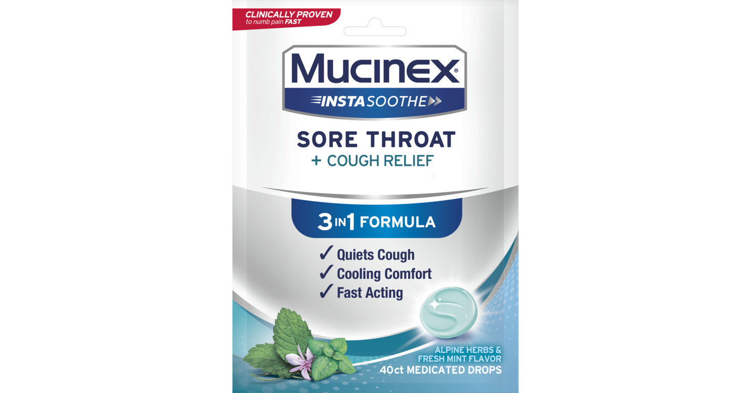 Painful Sore Throats Meet Their Match Mucinex® Introduces Mucinex