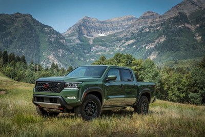 The 2022 Nissan Frontier will be equipped with Hankook's premium all-season Dynapro HT and all-terrain Dynapro AT2 tires, which are both produced at Hankook’s Tennessee Plant.