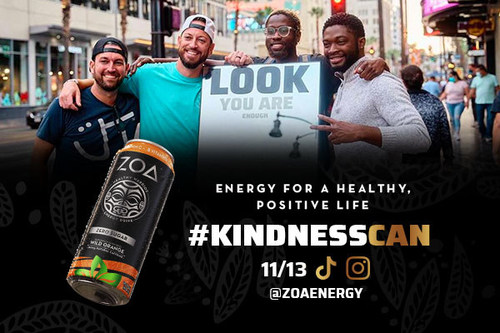 ZOA Energy Counts Down to World Kindness Day With 12 Days of Kindness