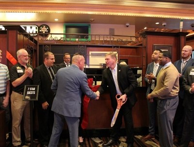 Caesars Sportsbook officially opened to take in-person sports bets in Louisiana at Horseshoe Bossier City on Sunday, Oct. 31, 2021.