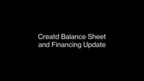 Creatd Provides Update on Balance Sheet and Financing Activities