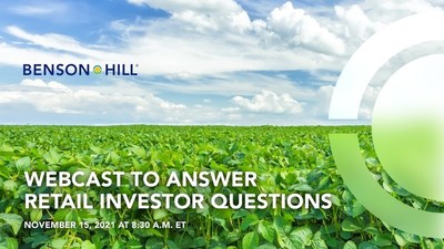 The Say Connect Event Will Provide Investors an Opportunity to Ask Questions for Benson Hill Management.