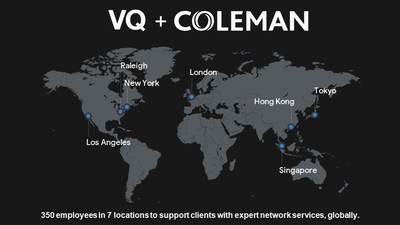 VQ and Coleman Research offices around the world.