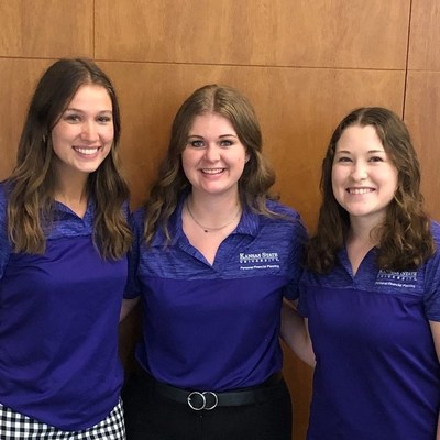 Kansas University's Financial Planning team (left to right): Megan Klug, Britta Beesley, Ana Sanko took second in the national Financial Planning Competition hosted by the Financial Planning Association.