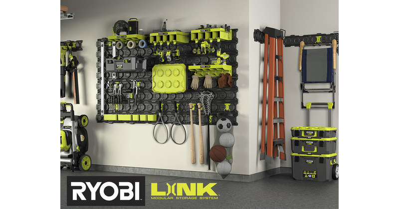 Ryobi Link Tool Crate Modular Storage System Impact Resistant 50 Lb.  Capacity