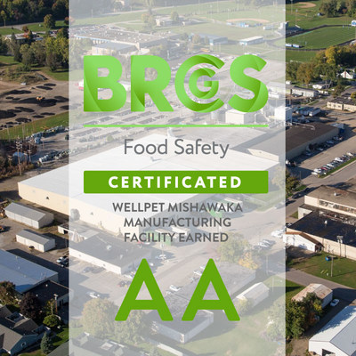 A demonstration of the company’s firm commitment to best-in-class food safety and quality, this is WellPet’s third manufacturing facility to achieve high marks from the rigorous audit by the British Retail Consortium’s Global Standard for Food Safety.