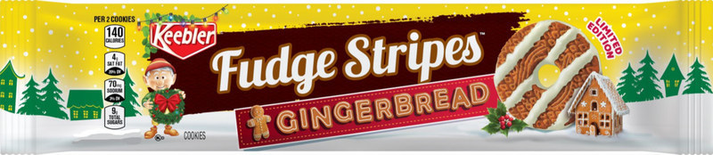 Keebler® Unveils Holiday Flavor with New, Limited-Edition Gingerbread Fudge Stripes™ Cookies - Vimarsana News