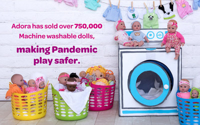Making Pandemic Play Safer: Adora celebrates over three quarters of a million Machine Washable toys sold
