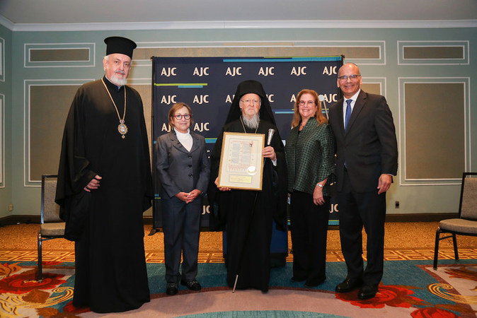 Global Leader of Orthodox Christianity Ecumenical Patriarch Bartholomew Receives American Jewish Committee Human Dignity Award - Vimarsana News